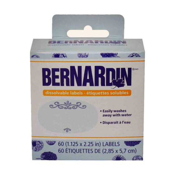 Bernardin Dissolvable Labels