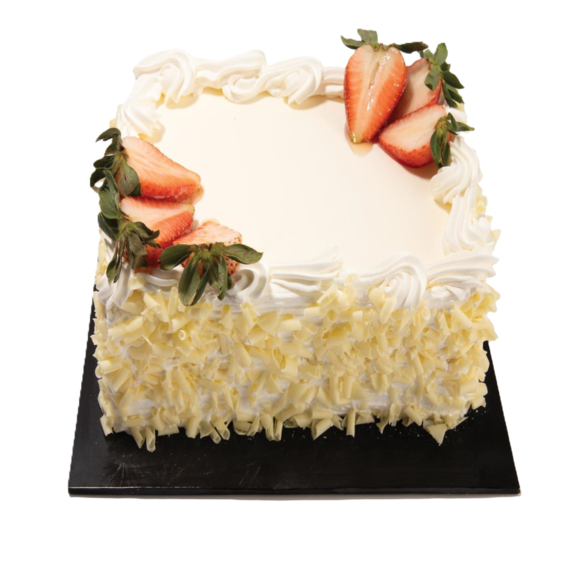 Longo's Fresh Strawberry Shortcake - 8 x 6 with Strawberry Puree Filling