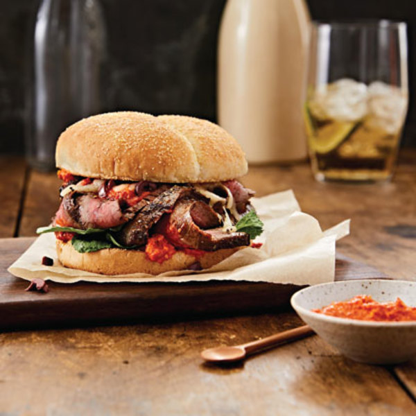 ROMESCO STEAK SANDWICH