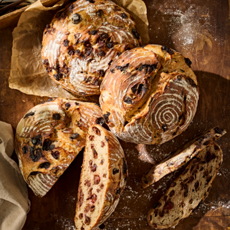 CHERRY CHOCOLATE SOURDOUGH LOAF