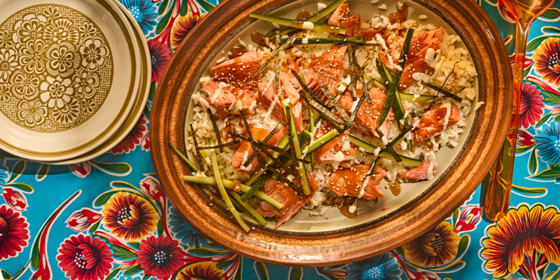 DECONSTRUCTED BC SALMON ROLL PLATTER