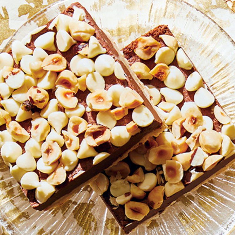 HAZELNUT (FILBERT) CHOCOLATE SQUARES