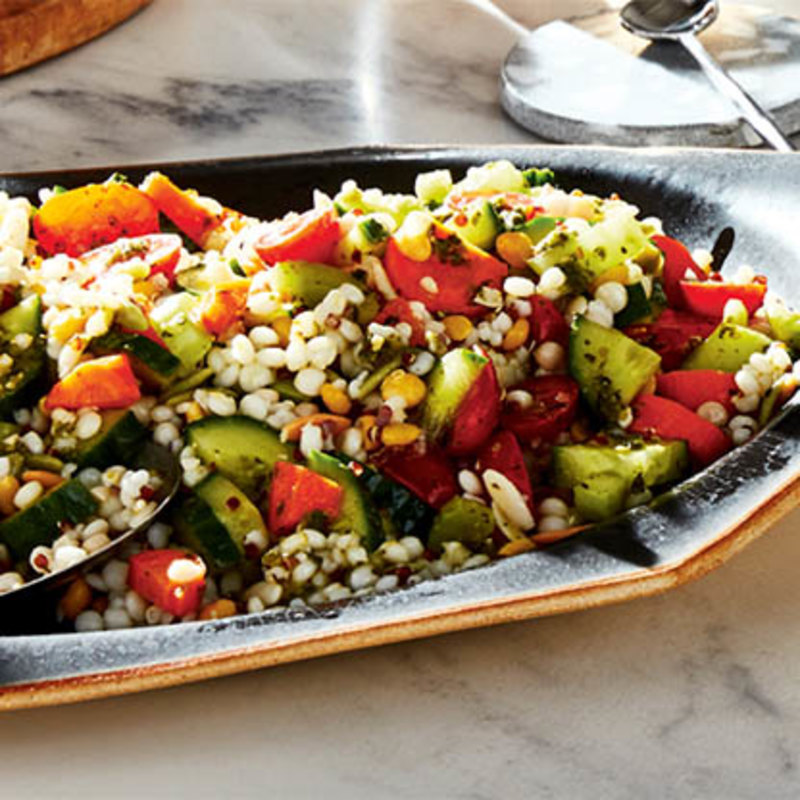 LAYERED JEWEL BLEND VEGGIE SALAD