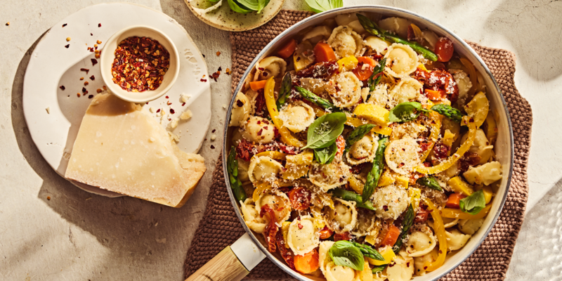 ONE-POT GLUTEN-FREE TORTELLINI PRIMAVERA